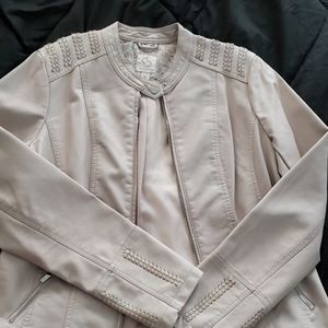 Faux leather jacket